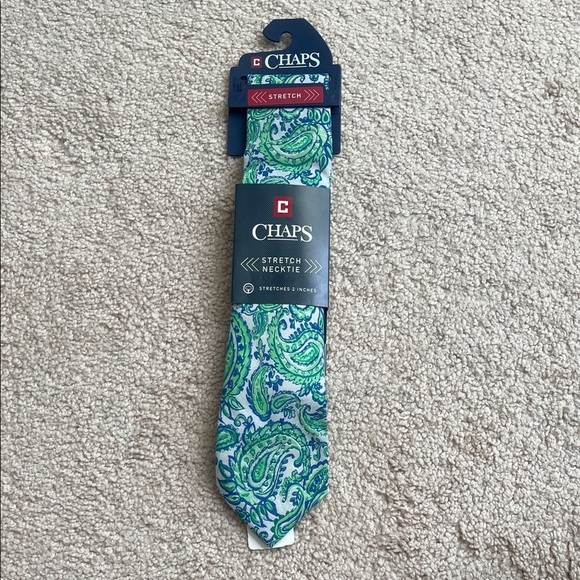 Chaps Other - NWT Chaps Blue and Green Sully Paisley Necktie